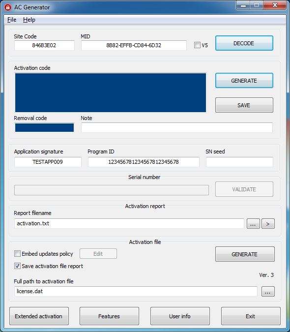 program serial numbers .doc