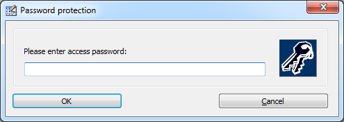 Custom dialogs: default password dialog